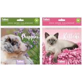 2025 DESK CALENDAR PUPPIES OR KITTENS