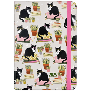 2025 DIARY COMPACT SMARTY CATS 16-MONTH WEEKLY PLANNER