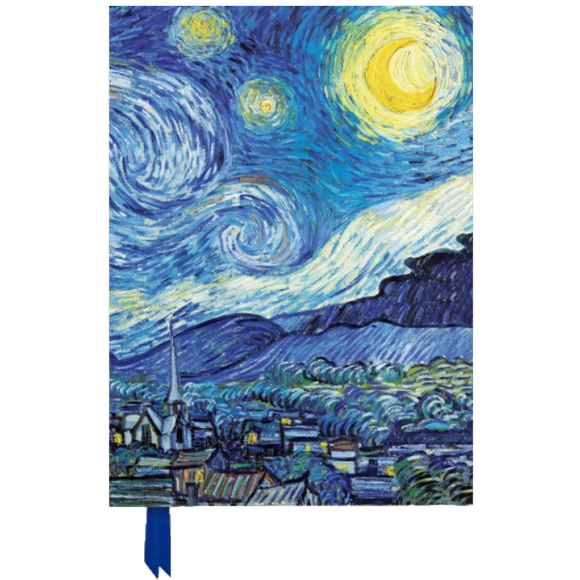 VINCENT VAN GOGH'S STARRY NIGHT FOILED QUARTO JOURNAL