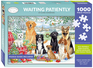 CHRISTMAS JIGSAW 1000PC 'WAITING PATIENTLY'