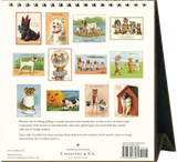 2025 CALENDAR CAVALLINI VINTAGE DOGS DESK CALENDAR