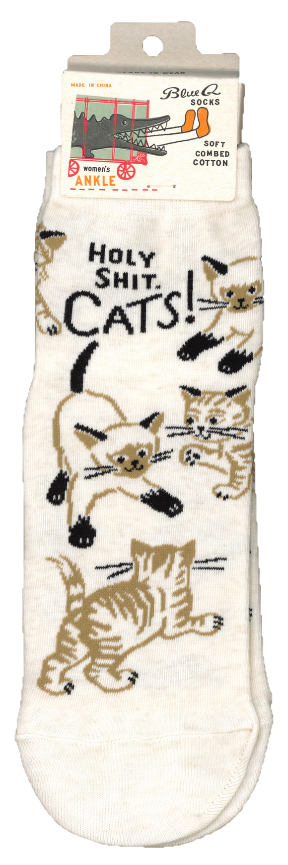 HOLY SH*T. CATS! WOMENS ANKLE SOCKS