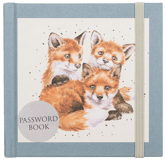 WRENDALE PASSWORD BOOK 'SNUG AS A CUB'