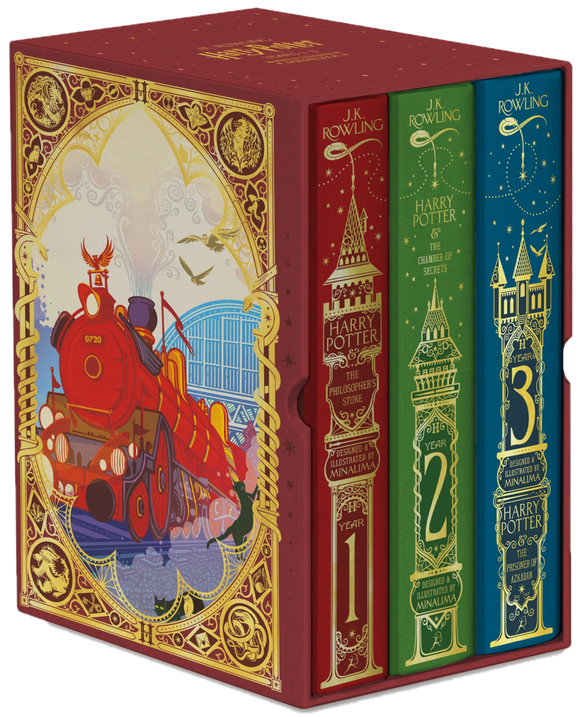 HARRY POTTER BOOKS 1-3 MINALIMA BOXSET