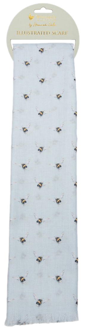 WRENDALE ILLUSTRATED SCARF 'BUSY BEE'