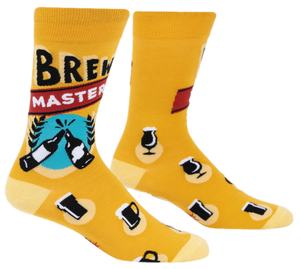 BREW MASTER MENS CREW SOCKS