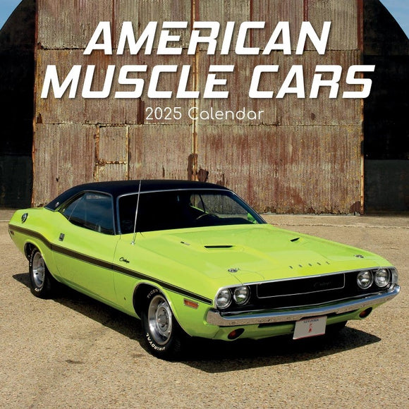 2025 CALENDAR AMERICAN MUSCLE CARS