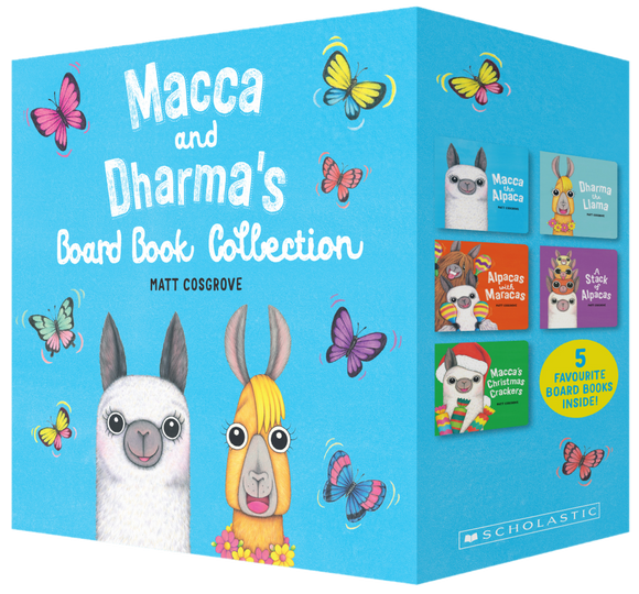 MACCA AND DHARMA'S 5-BOARD BOOK COLLECTION