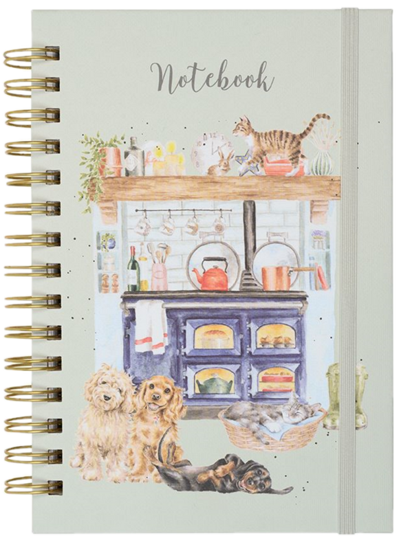 SPIRAL NOTEBOOK A5 'THE COUNTRY KITCHEN'