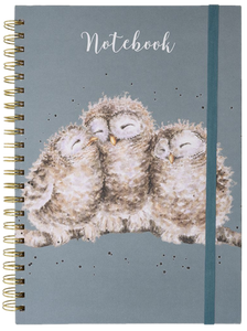 A4 SPIRAL NOTEBOOK 'OWLETS'