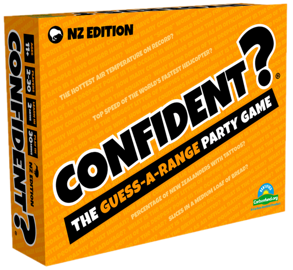 CONFIDENT? THE GUESS-A-RANGE PARTY GAME NZ EDITION