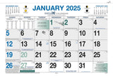 2025 CALENDAR EASY2C PAD