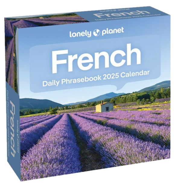 2025 BOXED CALENDAR LONELY PLANET: FRENCH PHRASEBOOK