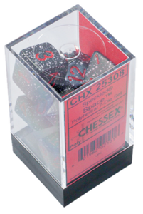 POLYHEDRAL DICE SET SPECKLED SPACE