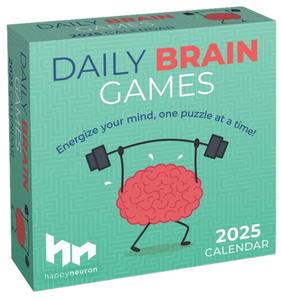 2025 BOXED CALENDAR DAILY BRAIN GAMES