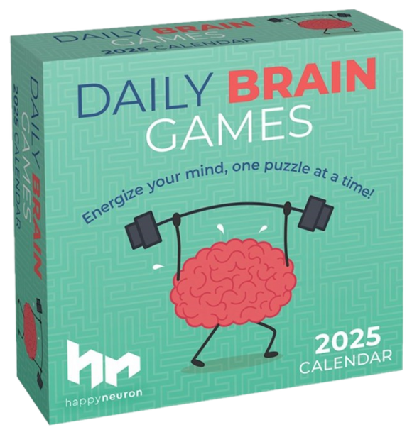 2025 BOXED CALENDAR DAILY BRAIN GAMES