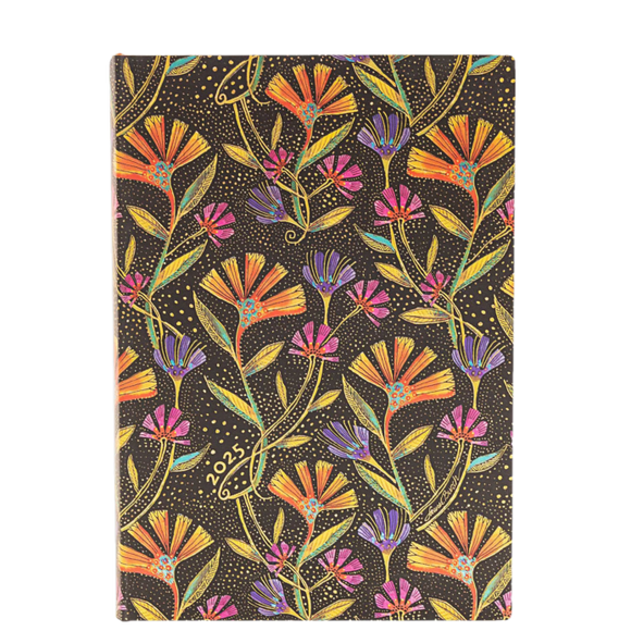 2025 DIARY WILD FLOWERS MIDI FLEXI DAY-AT-A-TIME