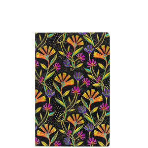 WILD FLOWERS MINI LINED FLEXI NOTEBOOK