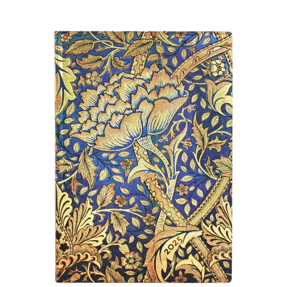 2025 DIARY WILLIAM MORRIS WINDRUSH MIDI FLEXI WEEK-AT-A-TIME