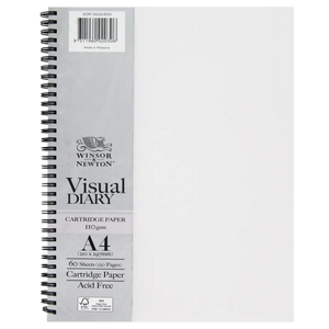 WINSOR & NEWTON CLEAR COVER A4 VISUAL DIARY