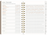 2025 DIARY AGATHA WEEKLY/MONTHLY PLANNER STONE - 17 MONTHS