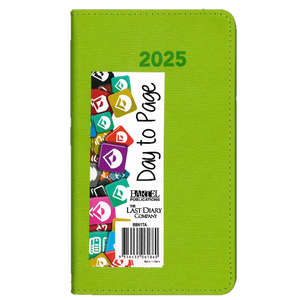 2025 DIARY B6 BECALL GREEN DAY-TO-A-PAGE