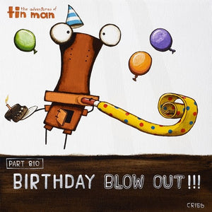 BLANK MINICARD 'BIRTHDAY BLOW OUT'