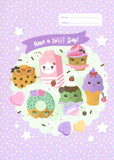 EVERYDAY IS SUNDAE A4 BOOK COVER ASSORTED