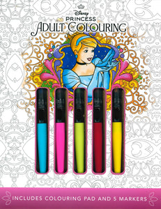 DISNEY PRINCESS: ADULT COLOURING KIT