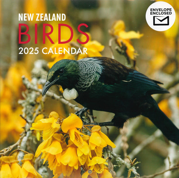 2025 CALENDAR NEW ZEALAND BIRDS