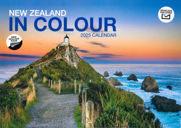 2025 CALENDAR NEW ZEALAND IN COLOUR