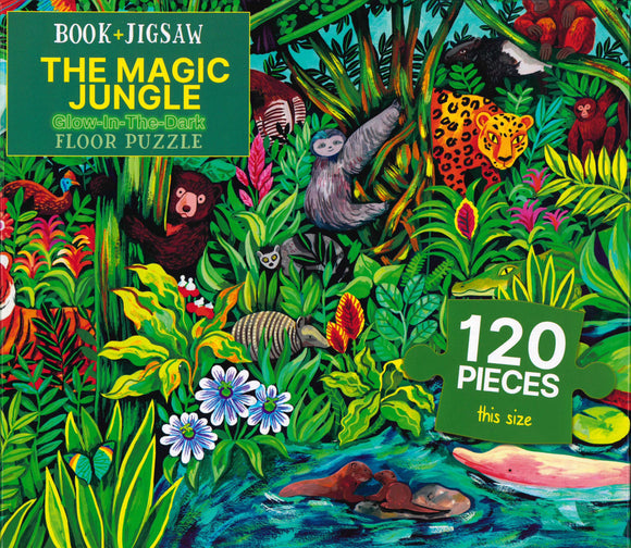 THE MAGIC JUNGLE BOOK + GLOW-IN-THE-DARK JIGSAW