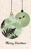 CHRISTMAS BOXED CARDS JOHN SANDS BAUBLES 10 PACK