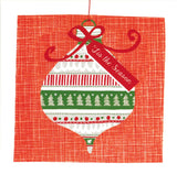 CHRISTMAS BOXED CARDS MINI TIS THE SEASON BAUBLE 10 PACK