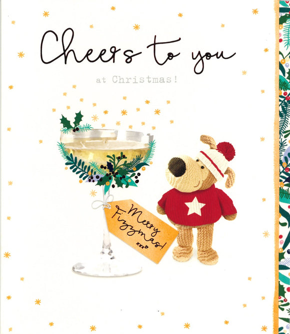 CHRISTMAS CARD BOOFLE MERRY FIZZMAS