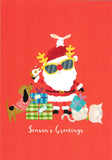 CHRISTMAS BOXED CARDS CUTE ANIMAL COLLECTION 16 PACK