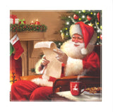 CHRISTMAS BOXED CARDS TRADITIONAL SANTA 10 PACK