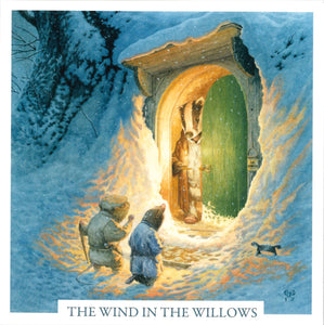 CHRISTMAS BOXED CARDS WIND IN THE WILLOWS 16 PACK