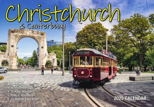 2025 CALENDAR CHRISTCHURCH & CANTERBURY BIG PRINT