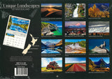 2025 CALENDAR UNIQUE LANDSCAPES OF NEW ZEALAND