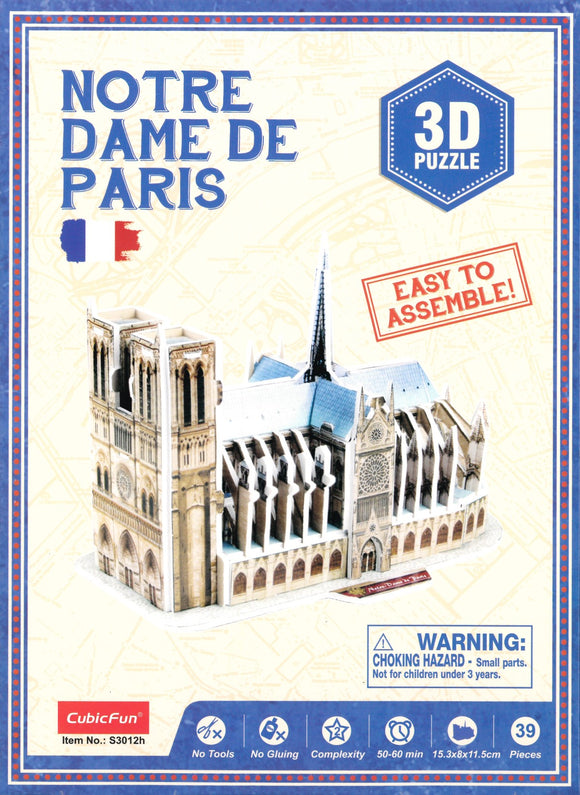 3D PUZZLE NOTRE DAME DE PARIS