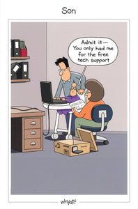 BIRTHDAY CARD SON TECH SUPPORT