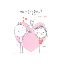 ENGAGEMENT CARD WOO HOO