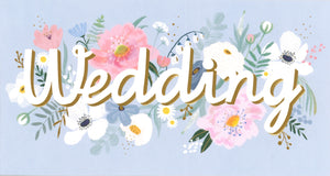 WEDDING CARD PASTEL BOTANICALS