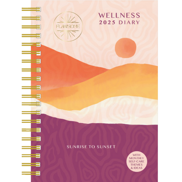 2025 WELLNESS DIARY A5 FLAWSOME WEEKLY PLANNER