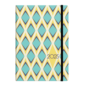 2025 COLLINS DIARY A63 GEOMETRIC WEEK TO VIEW