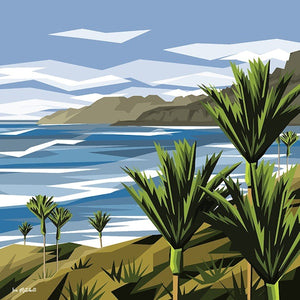 BLANK CARD 'WEST COAST NIKAU'