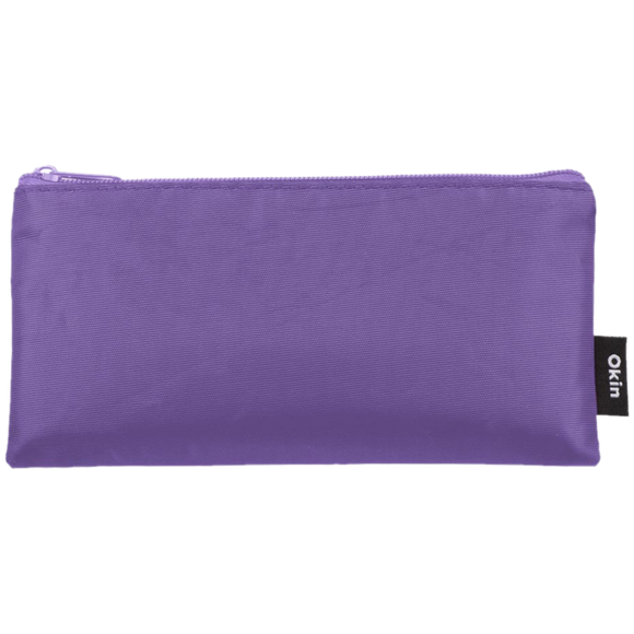 OKIN FLAT PURPLE PENCIL CASE 21X11CM