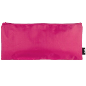 OKIN LONG FLAT PINK PENCIL CASE 34X15CM