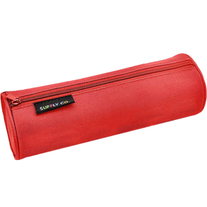 SUPPLY CO RED TUBE PENCIL CASE 21X8CM